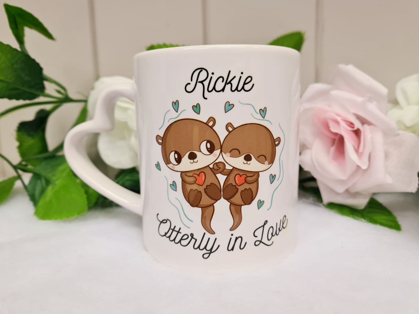 Cute Otters Valentine's Day Mugs