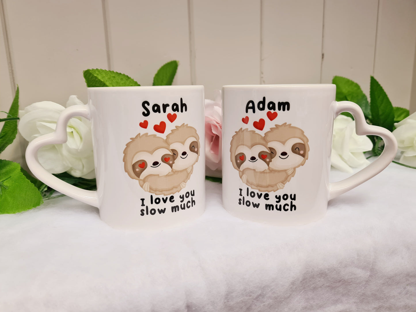 Cute Sloths Valentine's Day Mugs