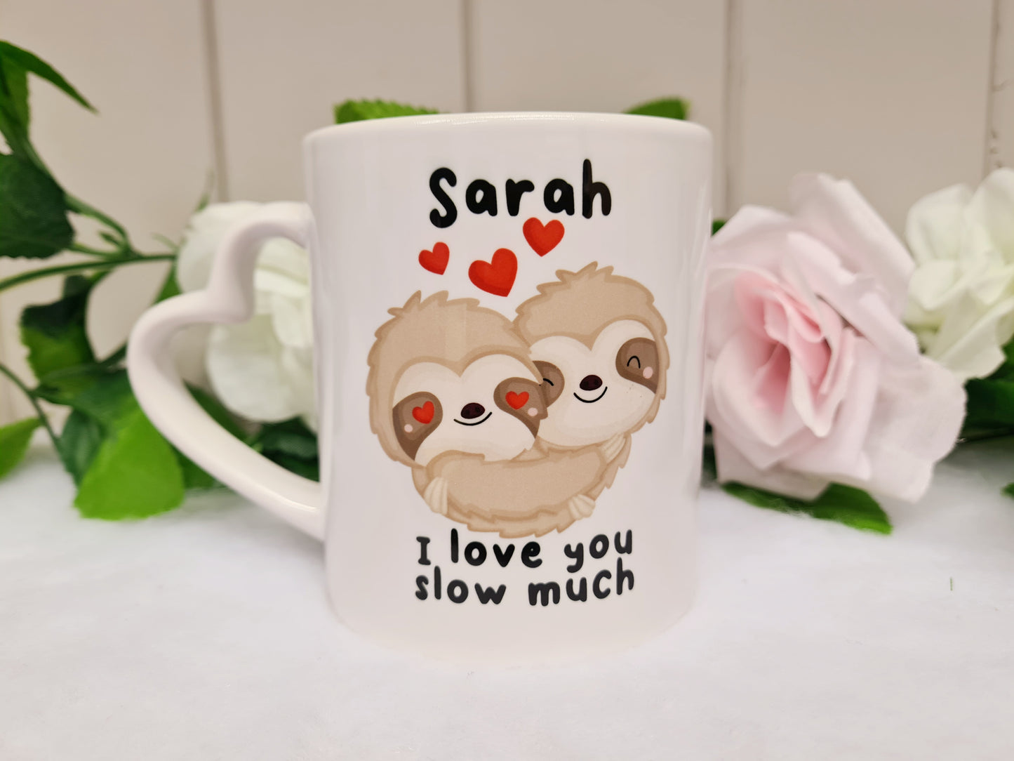 Cute Sloths Valentine's Day Mugs