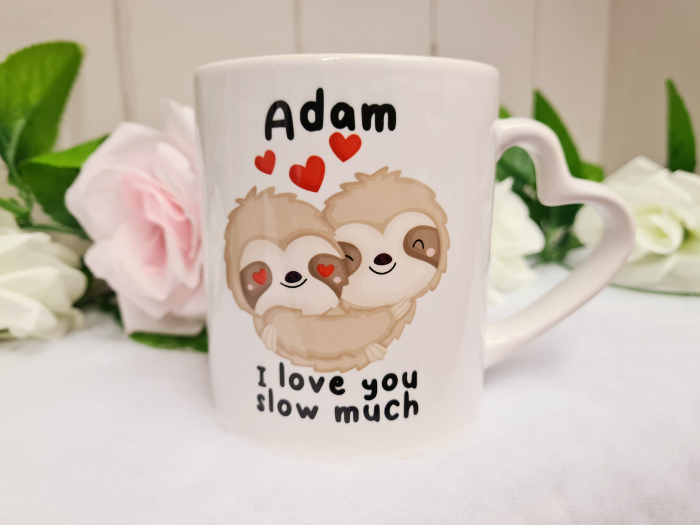 Cute Sloths Valentine's Day Mugs