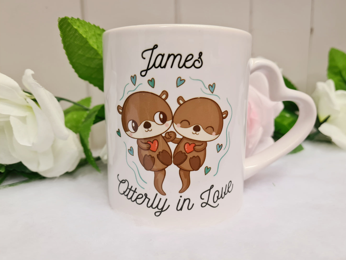 Cute Otters Valentine's Day Mugs