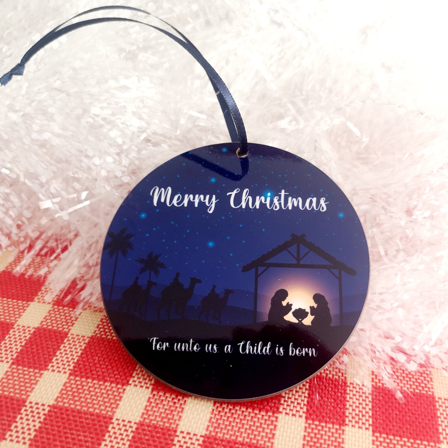 Nativity Christmas Bauble