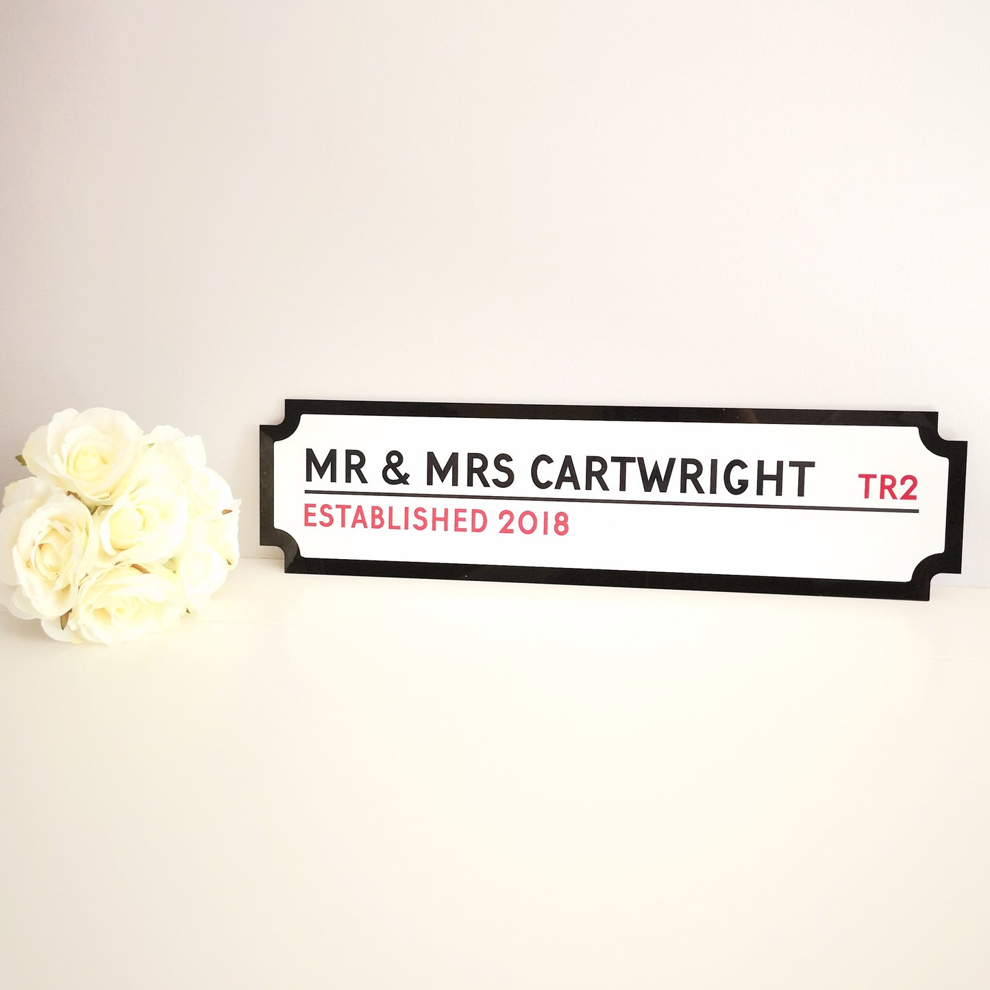 Personalised Couples Street Sign