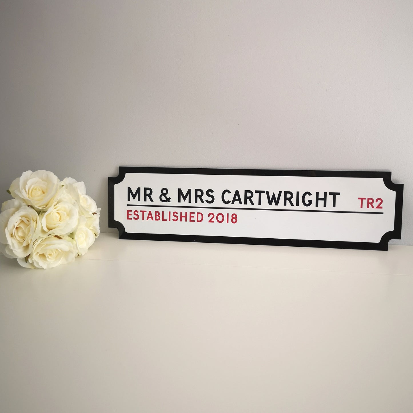 Personalised Couples Street Sign