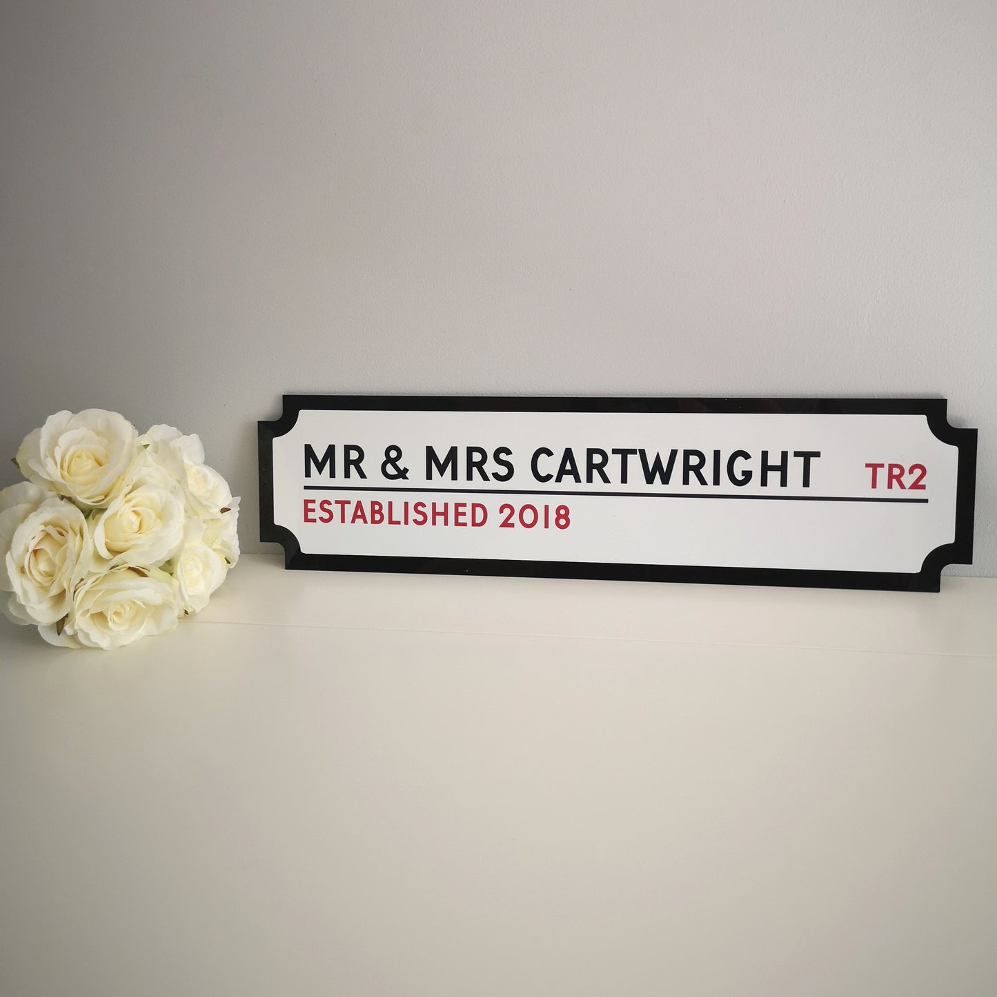 Personalised Couples Street Sign