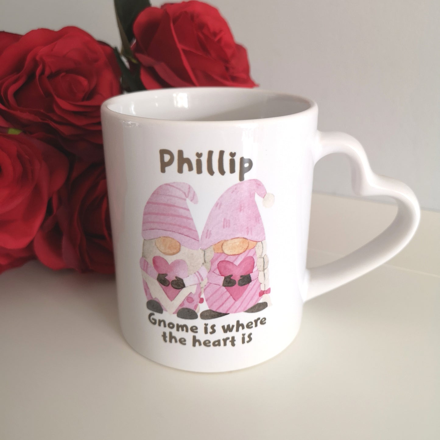 'Gnome Is Where The Heart Is' Personalised Mug