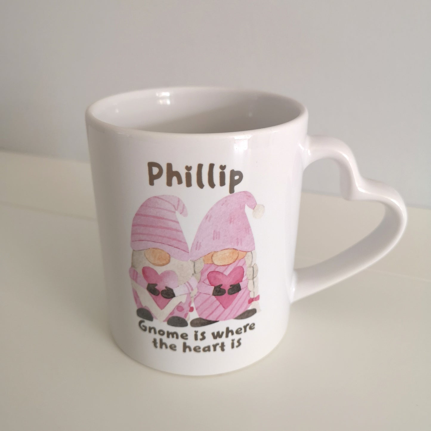 'Gnome Is Where The Heart Is' Personalised Mug