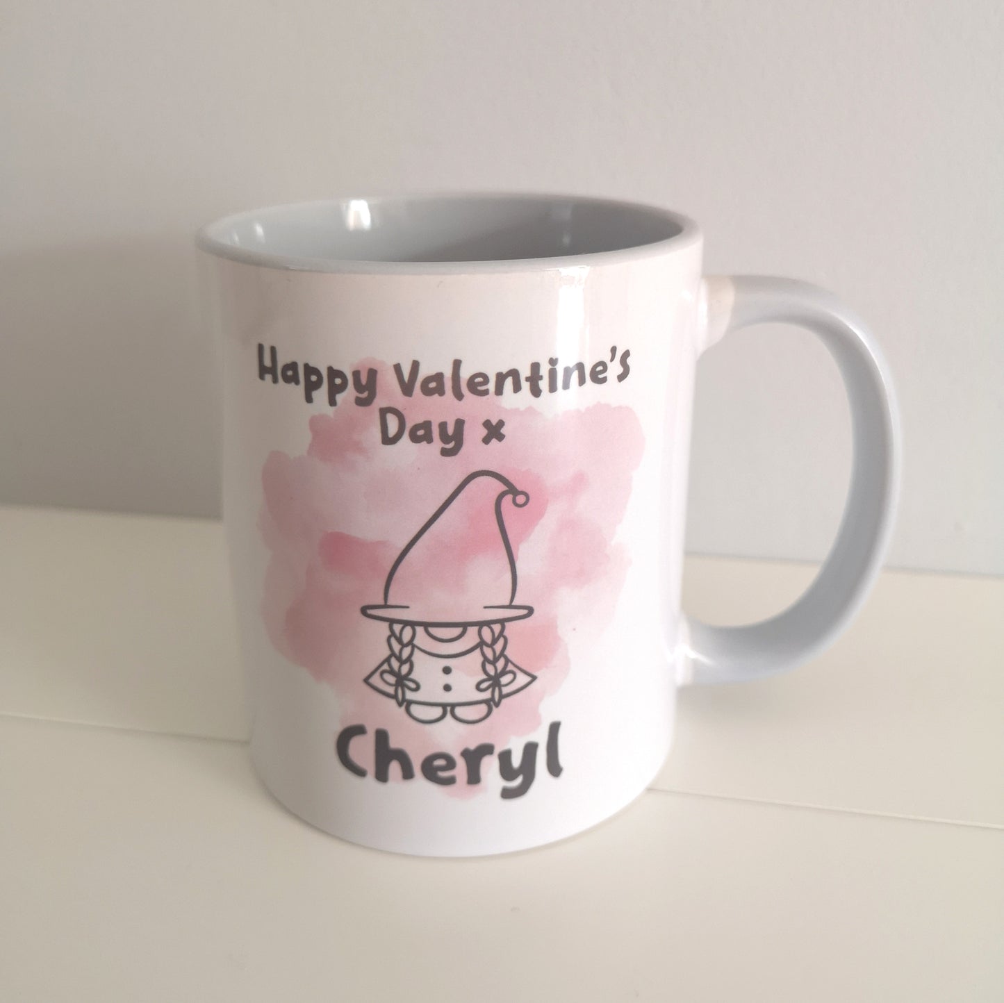 Valentine's Water Colour Gonk Mug