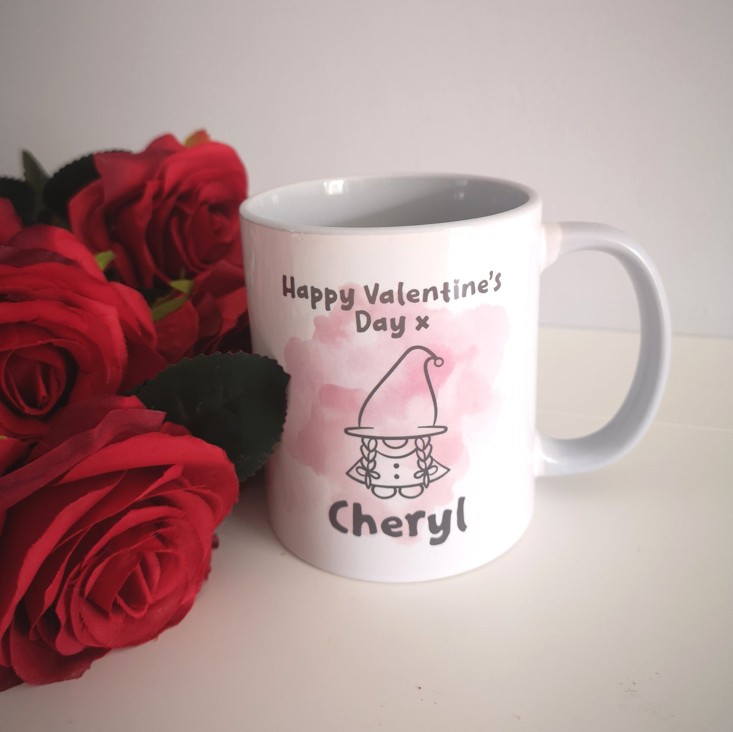 Valentine's Water Colour Gonk Mug