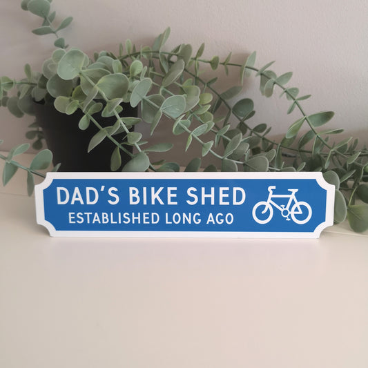 Personalised Bicycle Street Sign, Bar Sign