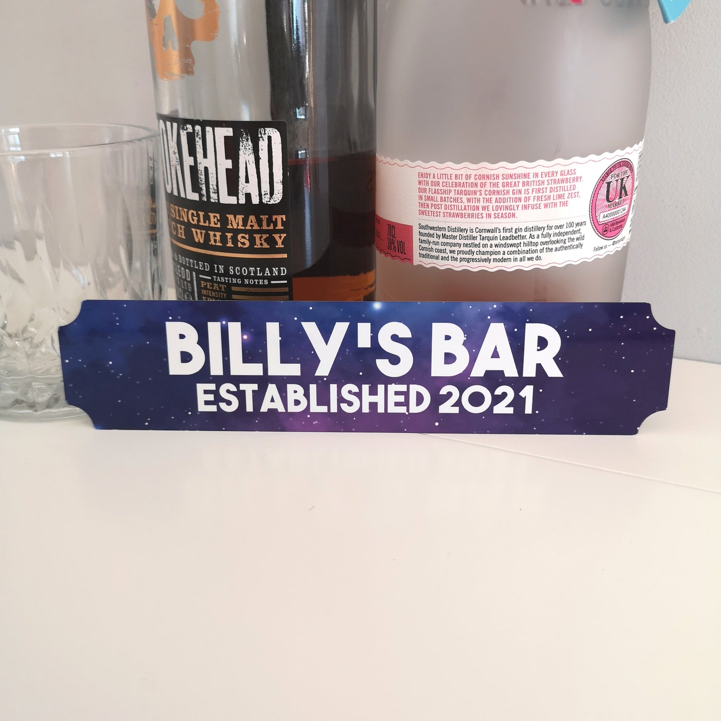 Galaxy Design Bar sign