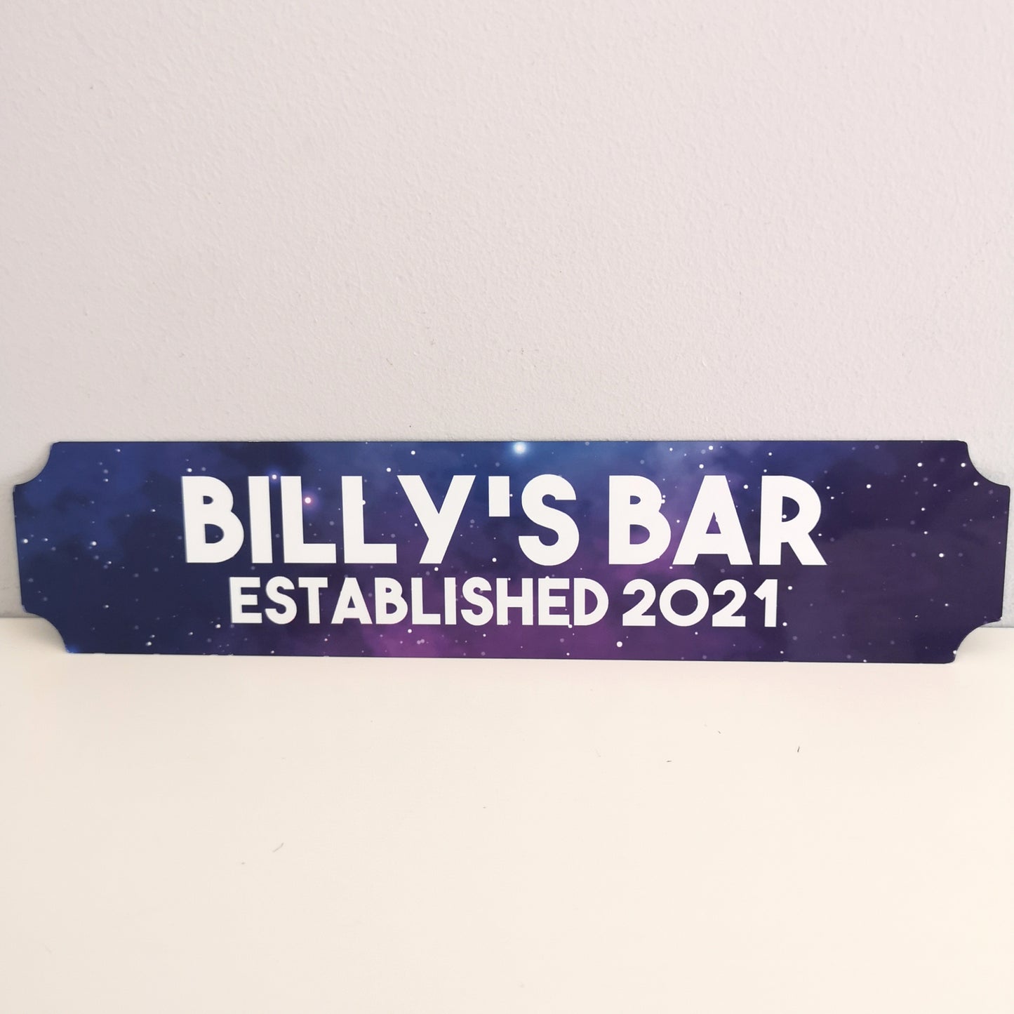 Galaxy Design Bar sign