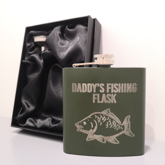 Personalised Fishing Hip Flask