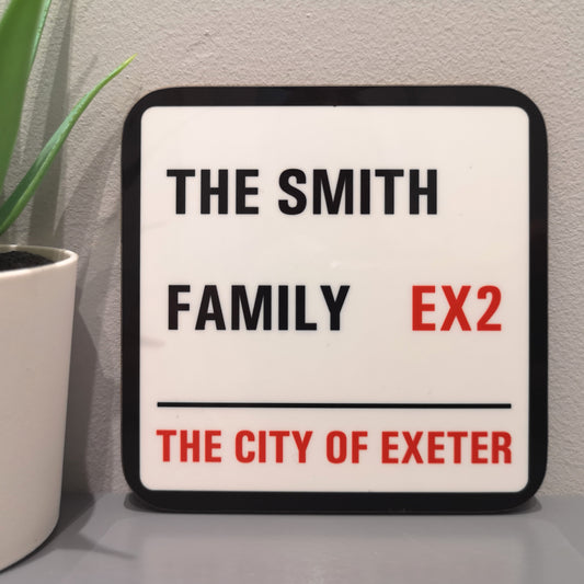 London Style Street Sign Coaster