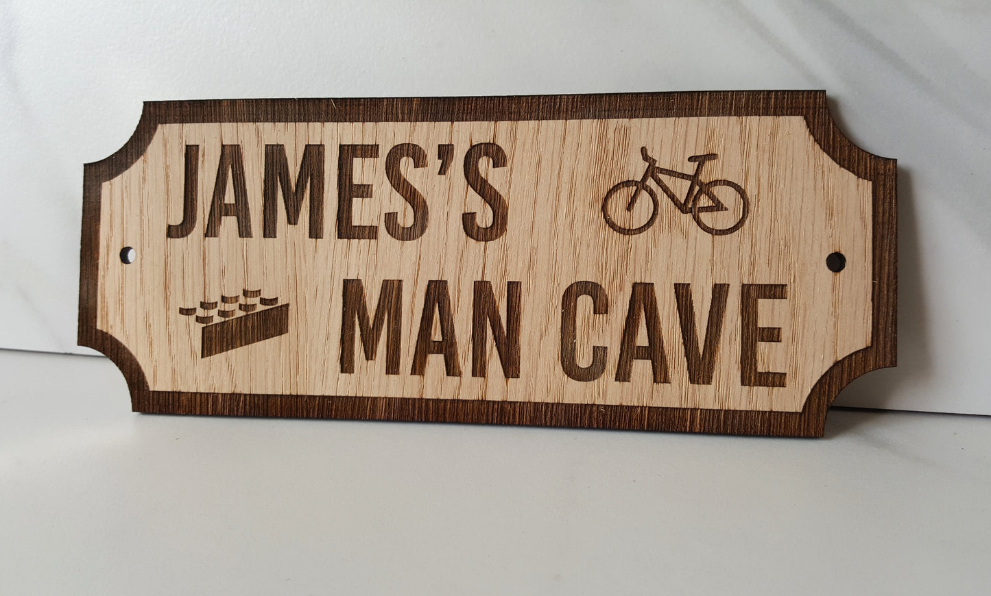 Oak Man Cave Sign