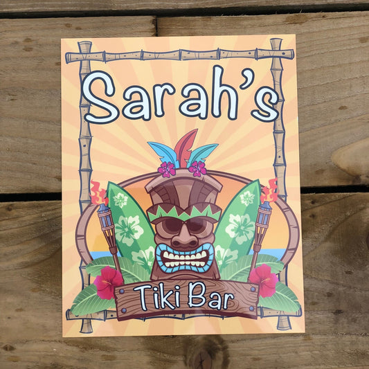 Tiki Bar Sign