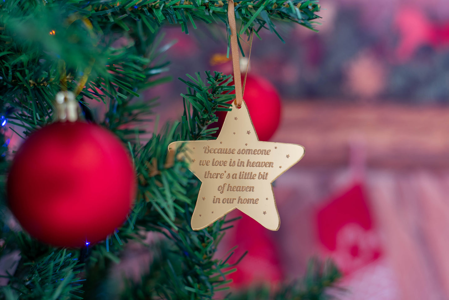 Memory Star Christmas Tree Decoration