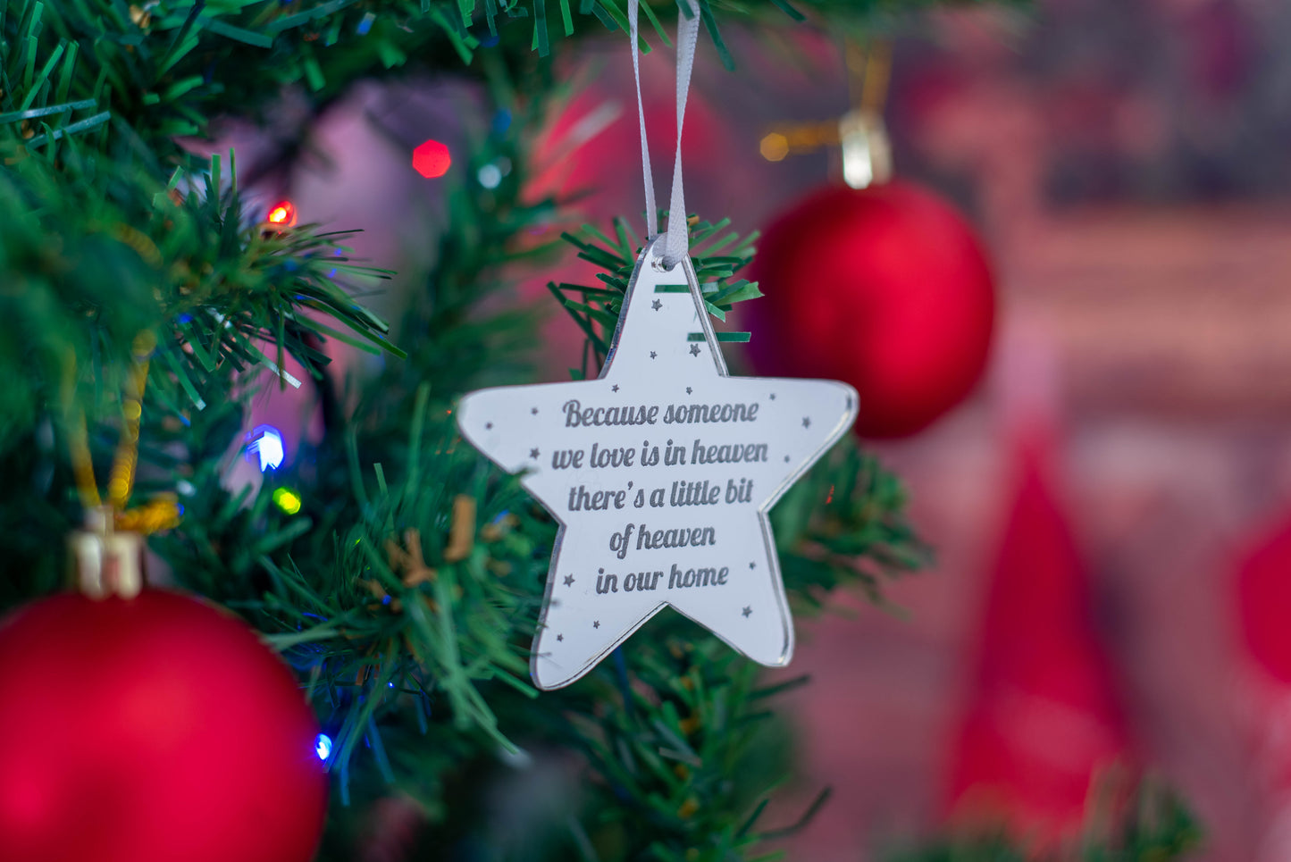 Memory Star Christmas Tree Decoration