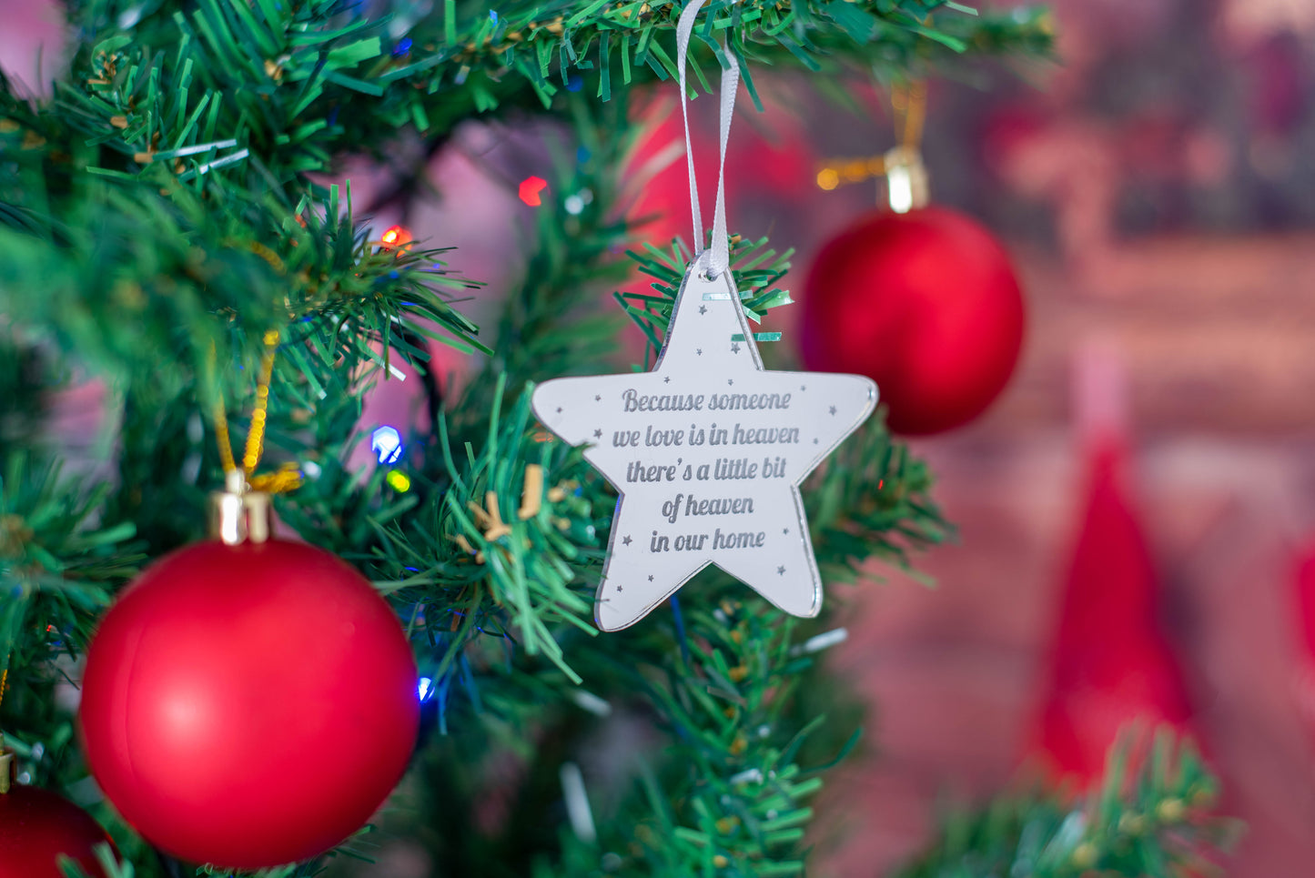 Memory Star Christmas Tree Decoration