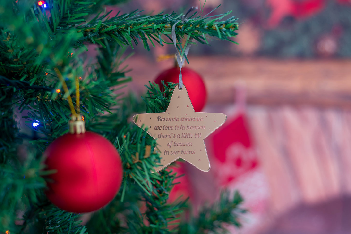 Memory Star Christmas Tree Decoration