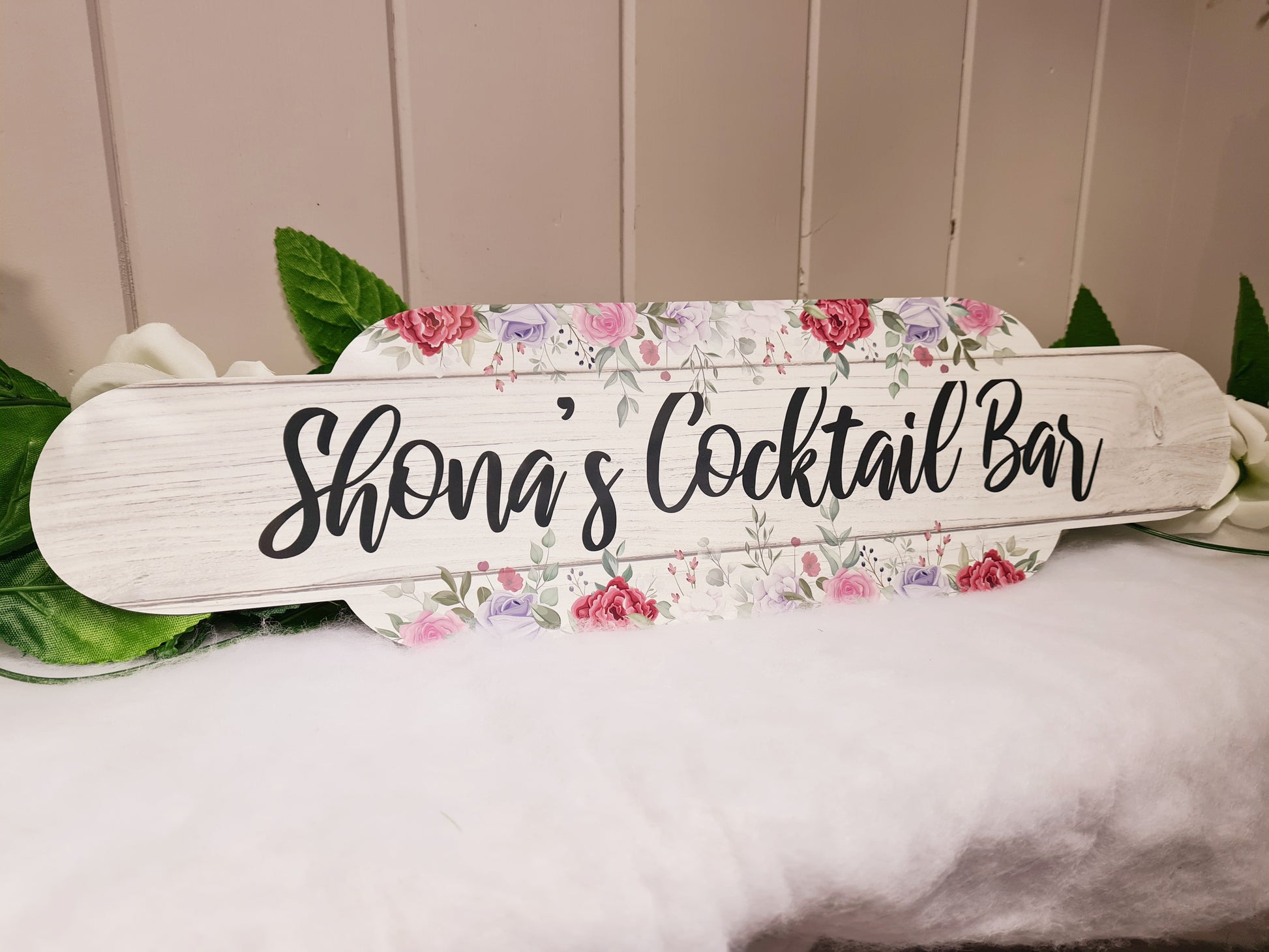 Floral Metal Sign - Made For You Gifts