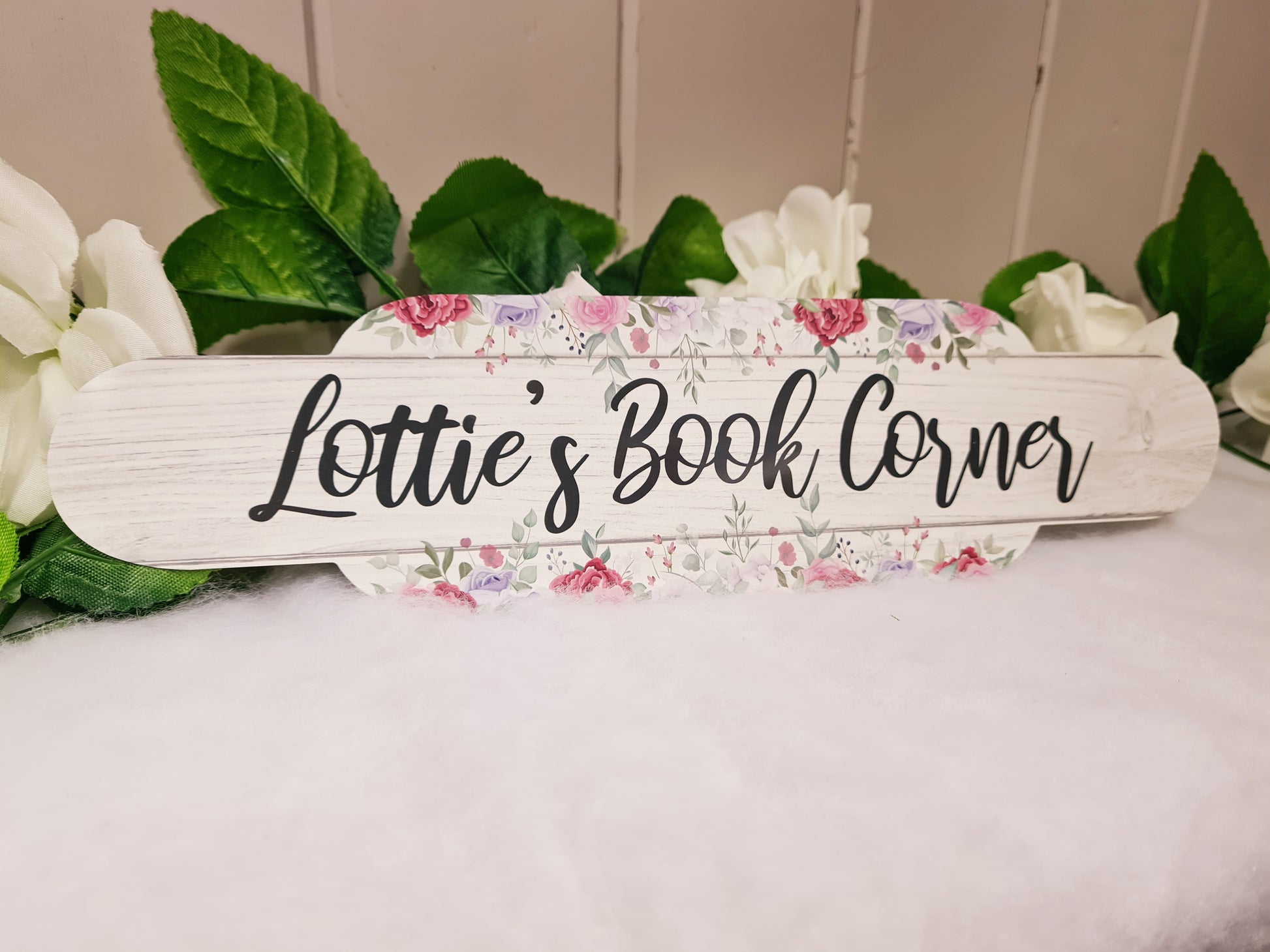 Floral Metal Sign - Made For You Gifts