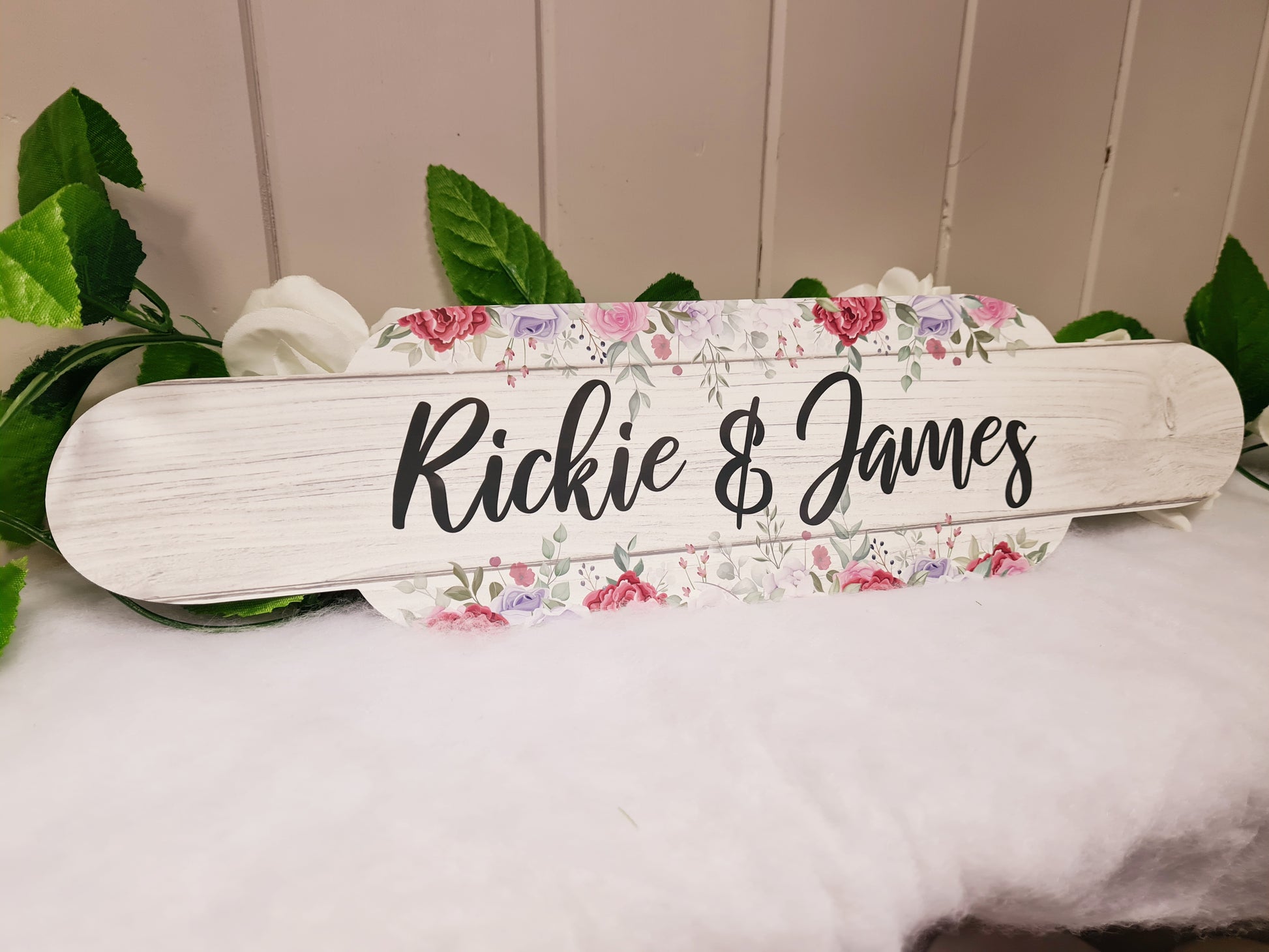 Floral Metal Sign - Made For You Gifts