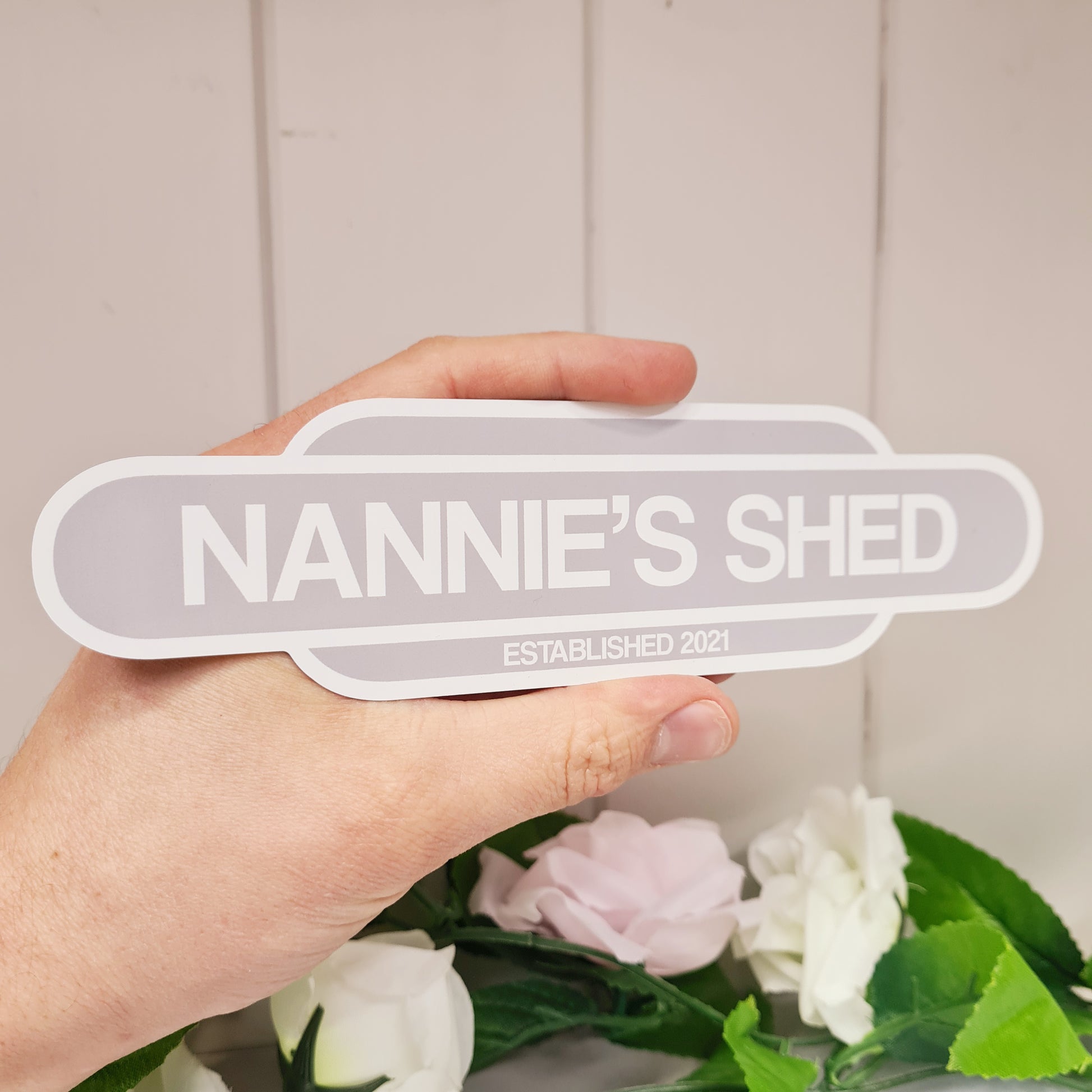 Pastel Train Signs - Made For You Gifts