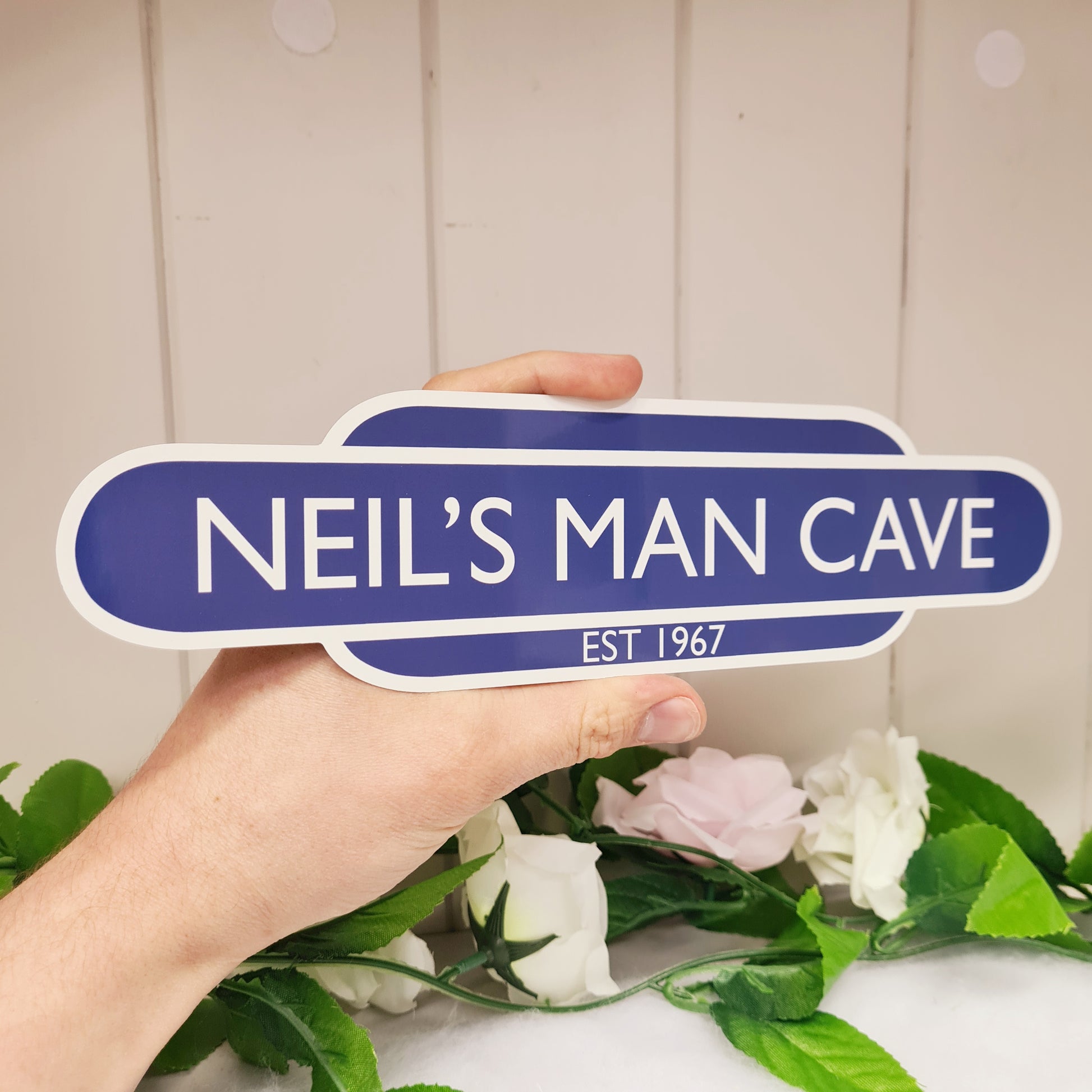 Personalised Train Sign - Made For You Gifts