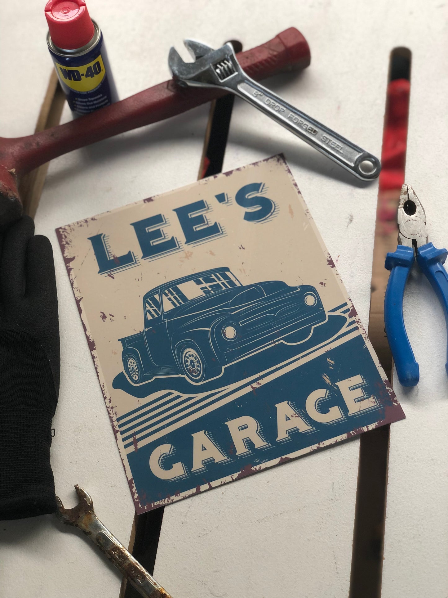 Vintage Garage Sign - Made For You Gifts