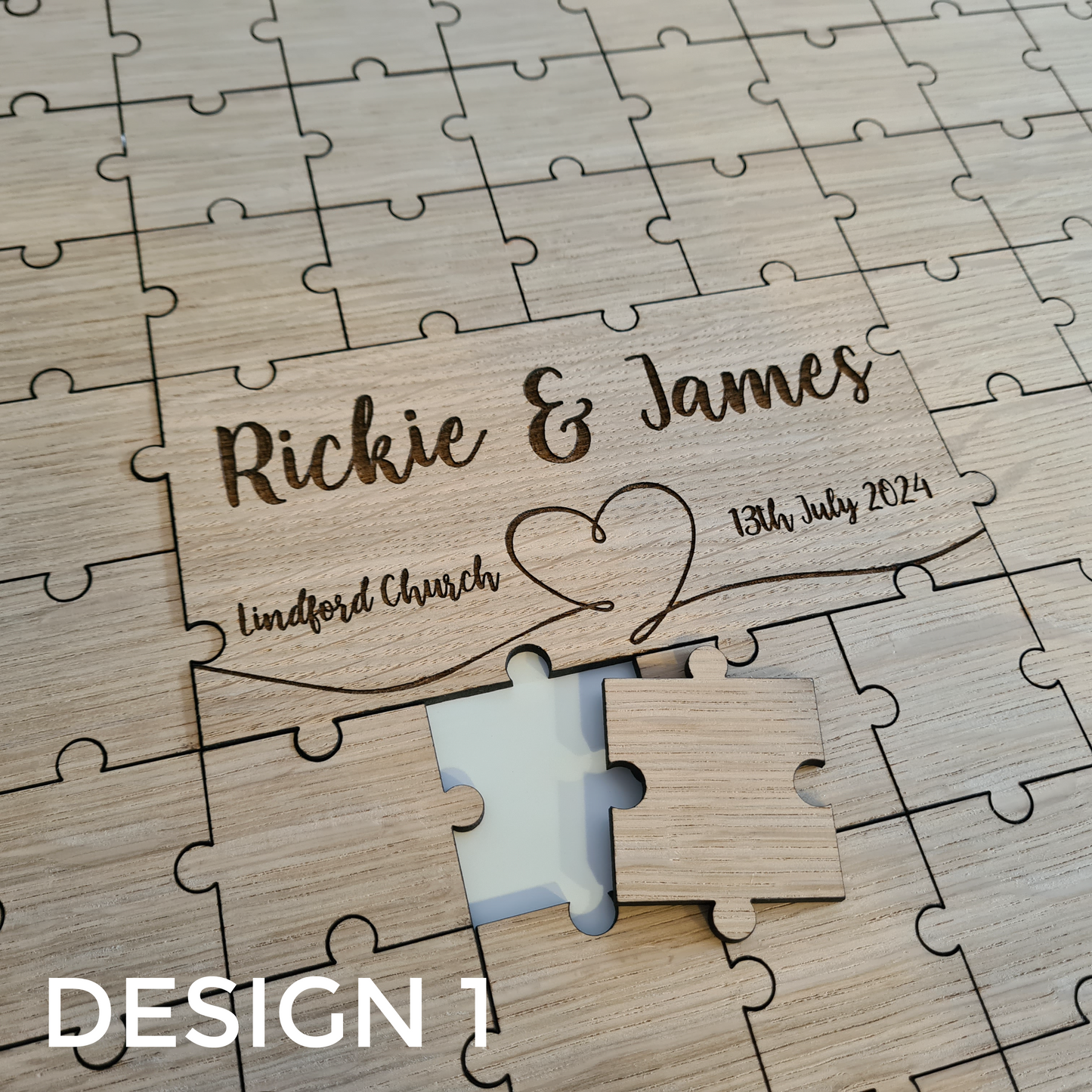 Wedding Puzzle Guestbook