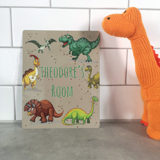 Dinosaur Room Sign - Made For You Gifts