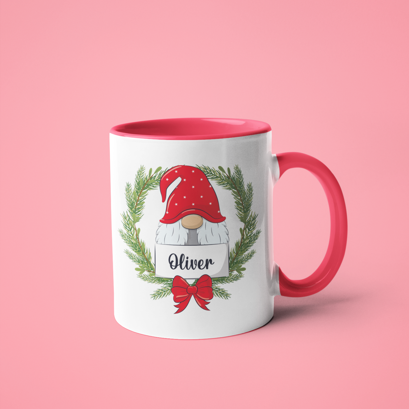 Gonk Wreath Mug - Colours - Made For You Gifts