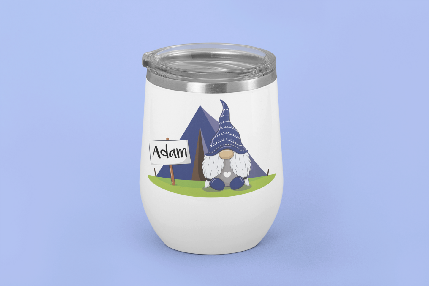 Camping Gonk Wine Tumbler - Made For You Gifts