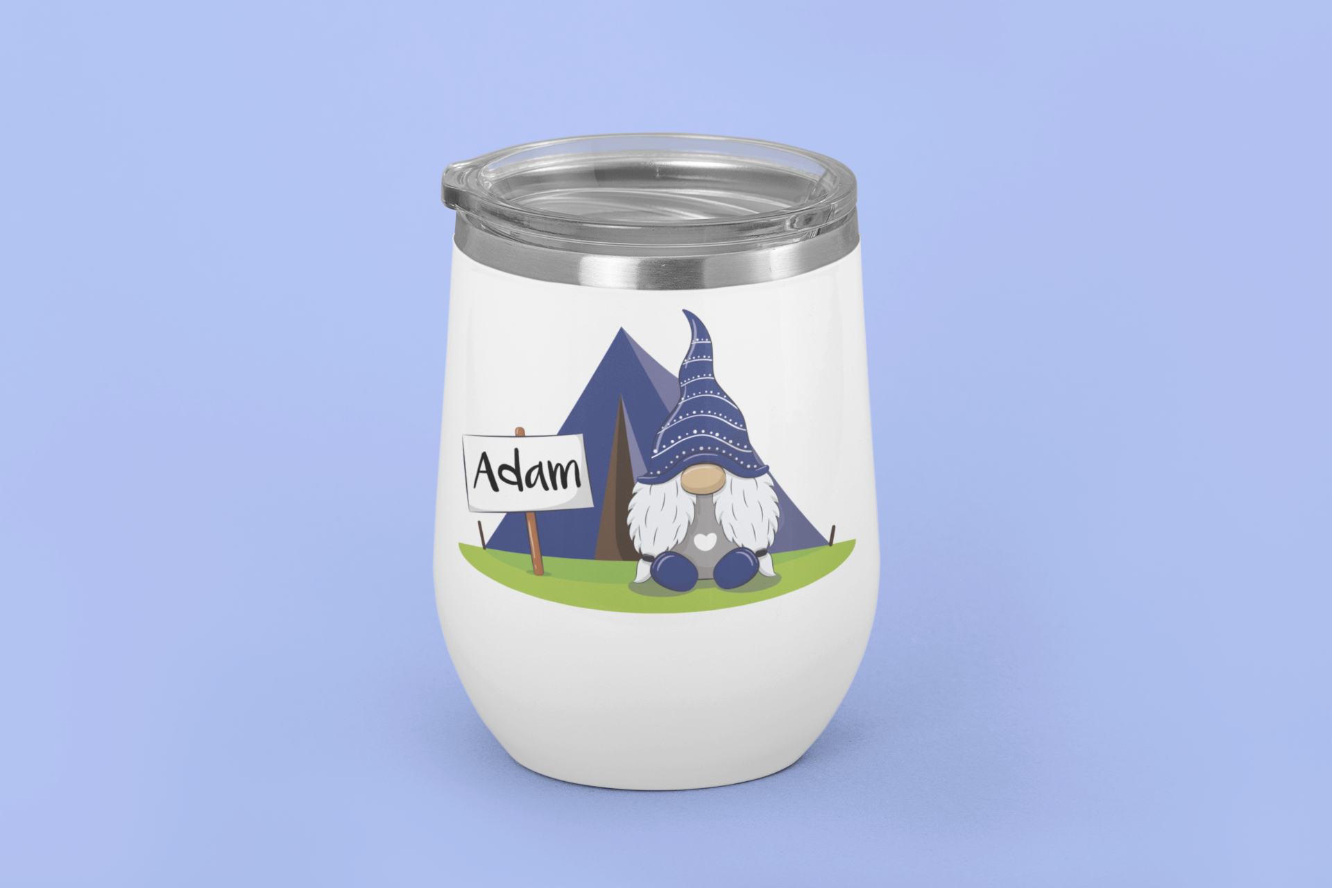 Camping Gonk Wine Tumbler - Made For You Gifts