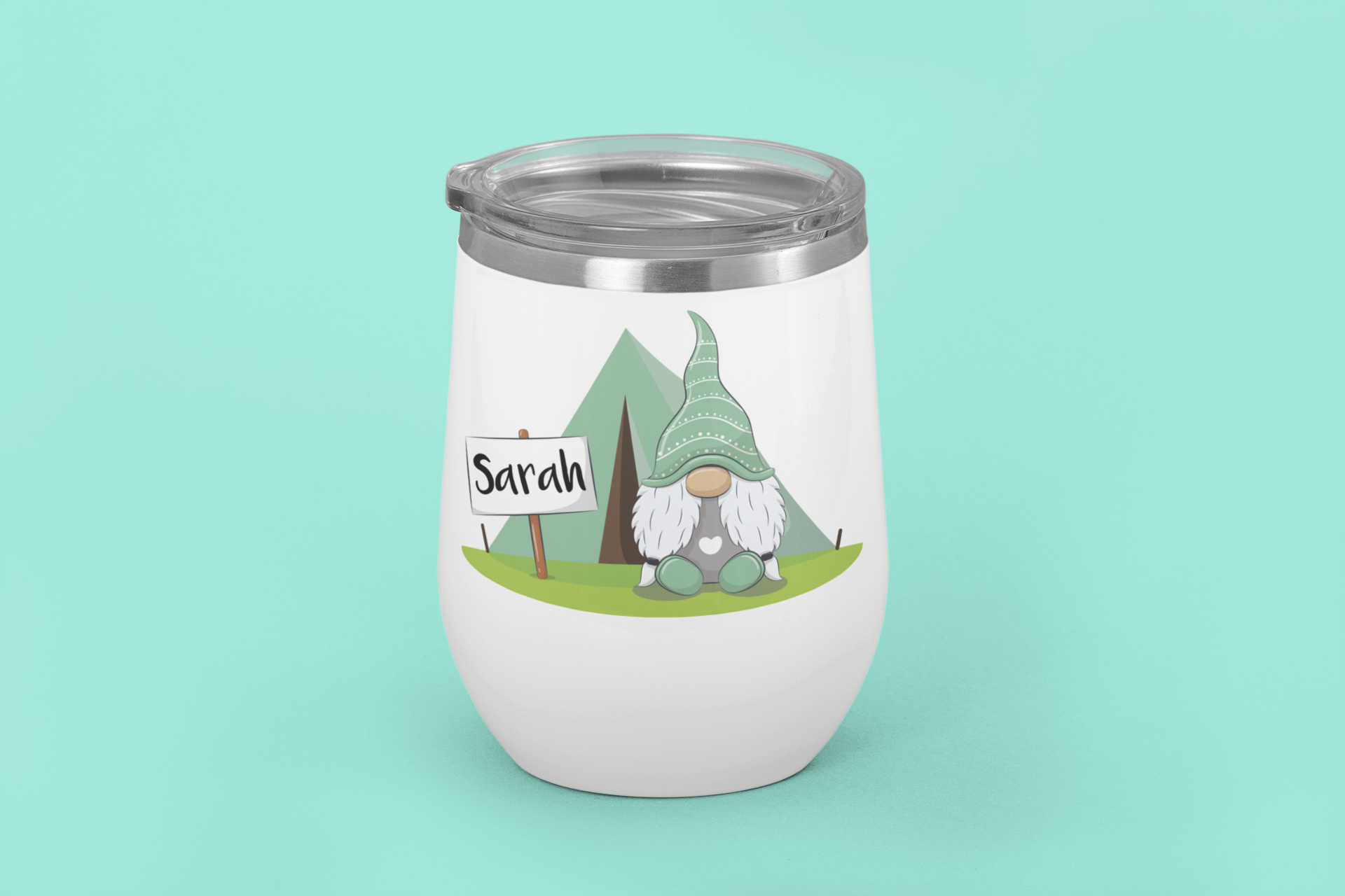 Camping Gonk Wine Tumbler - Made For You Gifts